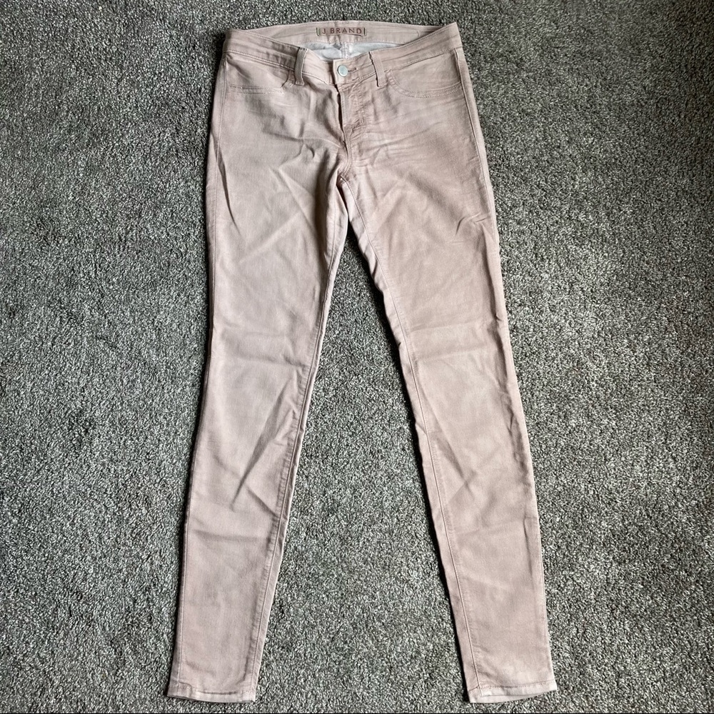 J Brand leggings rose gold size 27 waist skinny low rise 2 back pockets SKUPB1